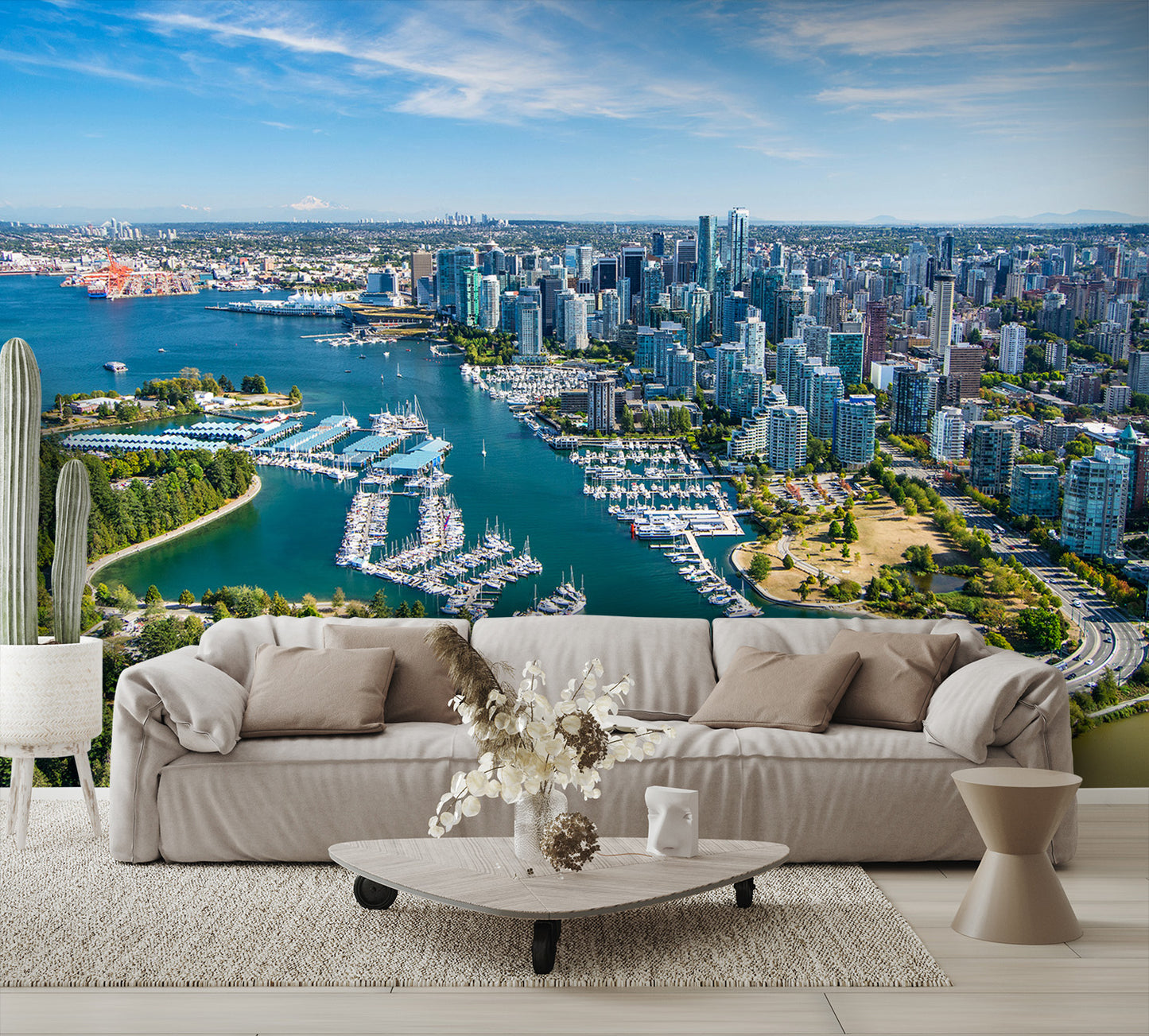 Aerial View Vancouver BC British Wall Mural