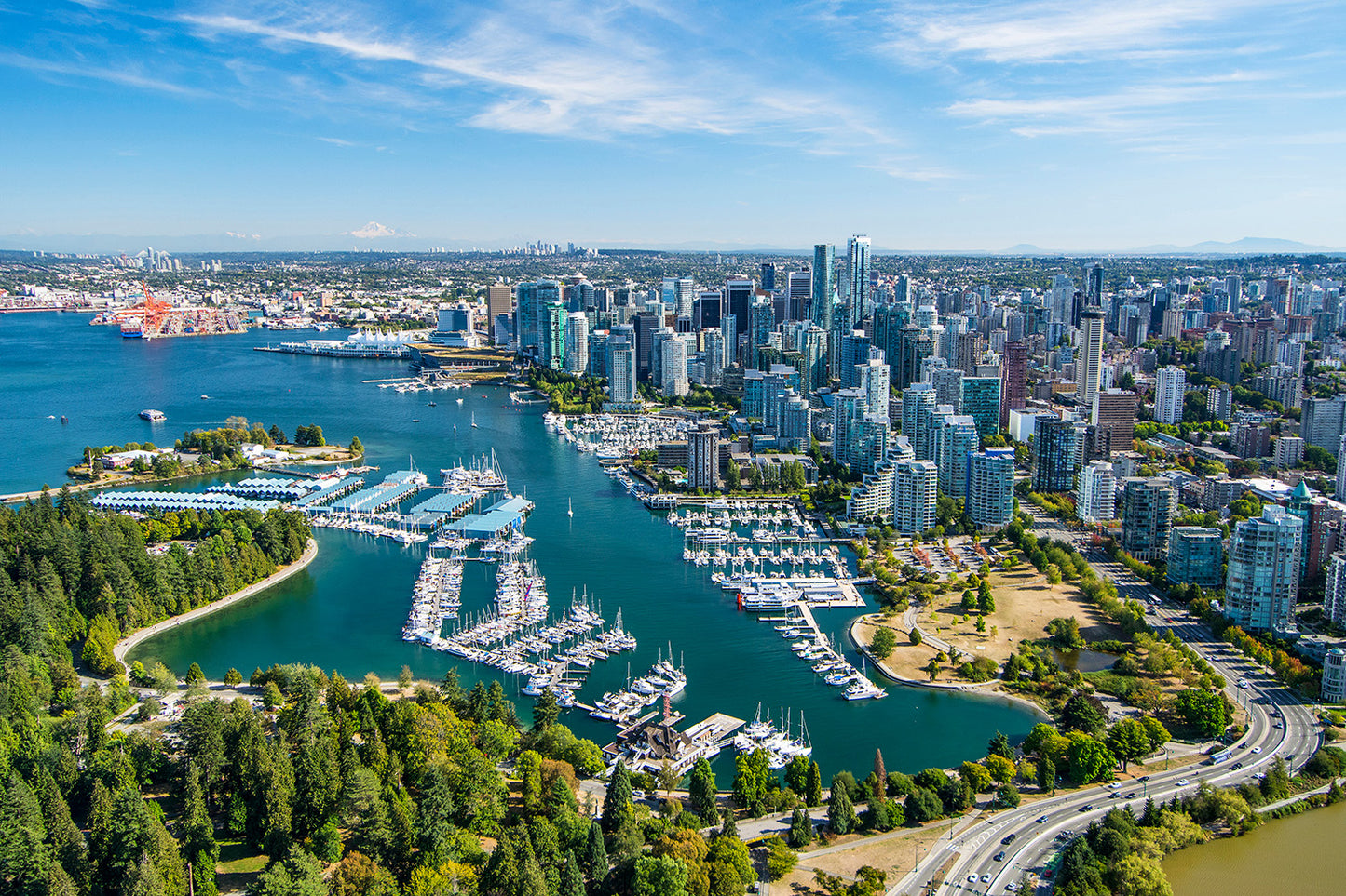 Aerial View Vancouver BC British Wall Mural