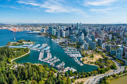 Aerial View Vancouver BC British Wall Mural