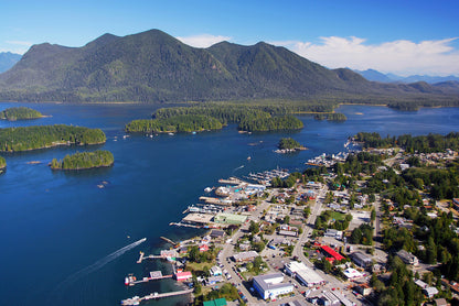 Aerial View Tofino BC Canada Wall Mural