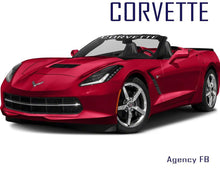 Windshield Decal "CORVETTE" Banner Visor Sticker Choose Your Font - Let's Print Big