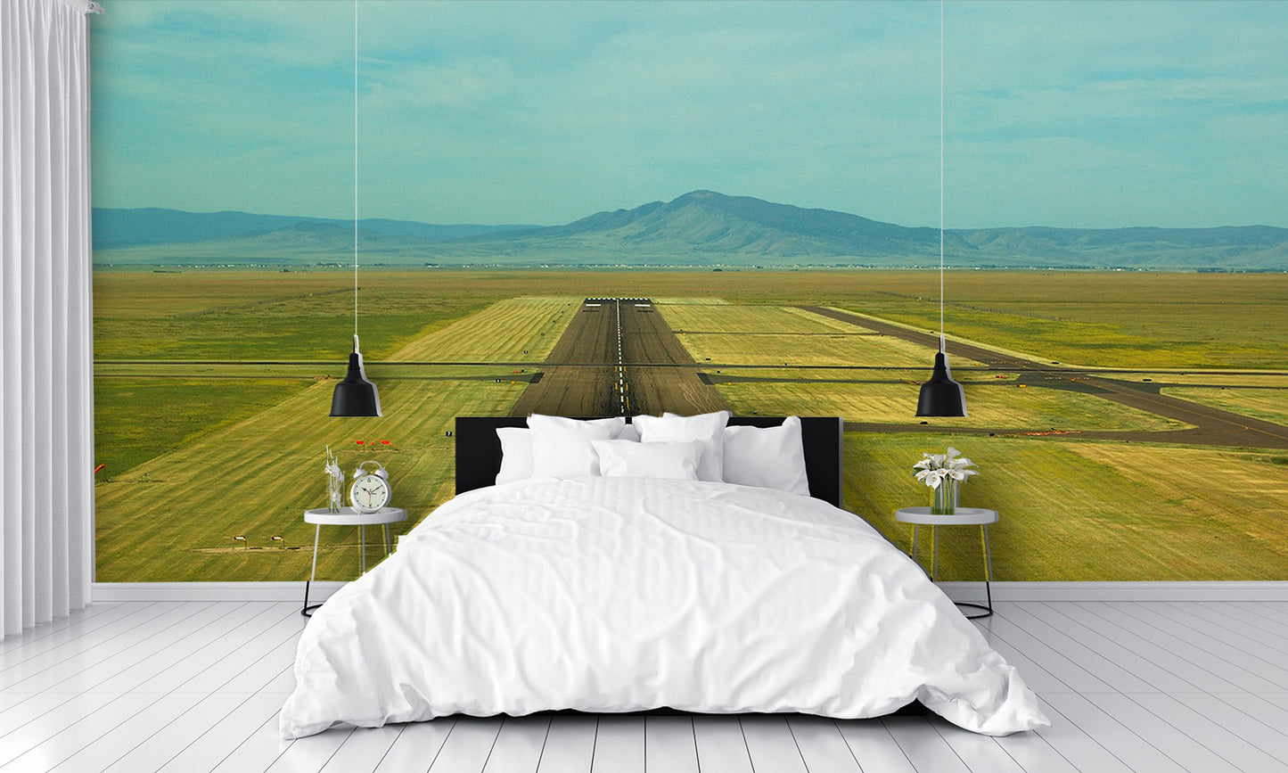 Airport Runway 21 Wall Mural