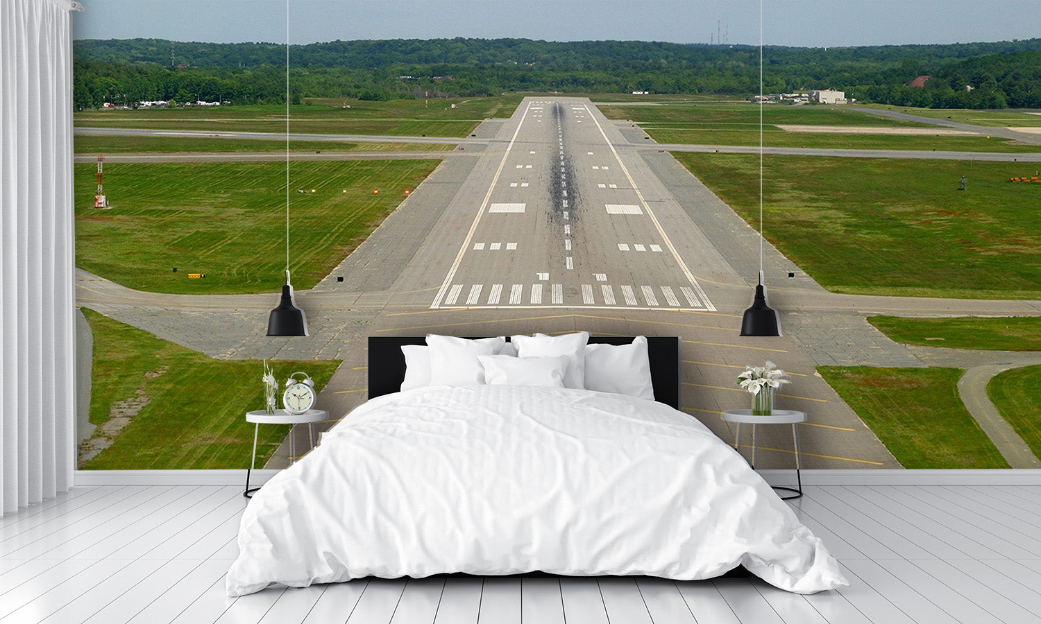 Airport Runway Wall Mural