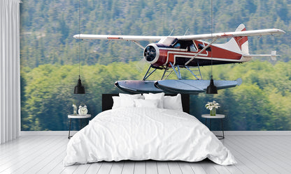 Alaska Bush Plane Floats Wall Mural
