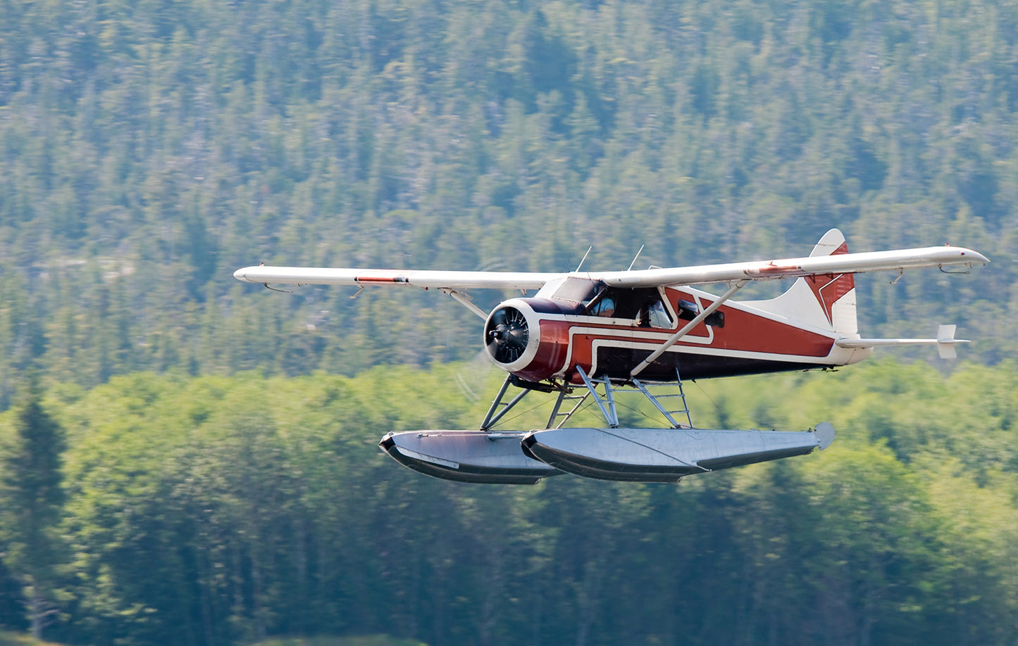 Alaska Bush Plane Floats Wall Mural
