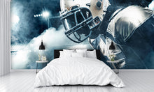 American Football Sportsman Running in Action Wall Mural