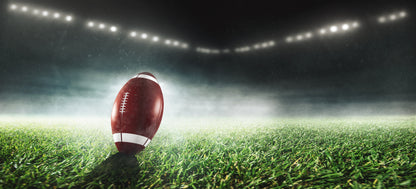 American Football is on Stadium Wall Mural