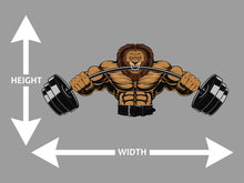 Angry Lion Wall Art Decal