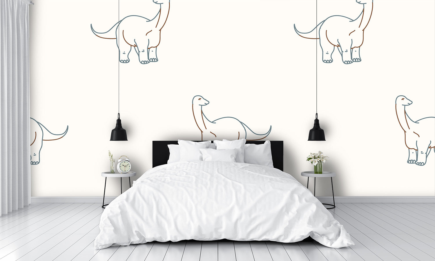 Apatosaurus Dinosaur Wall Mural