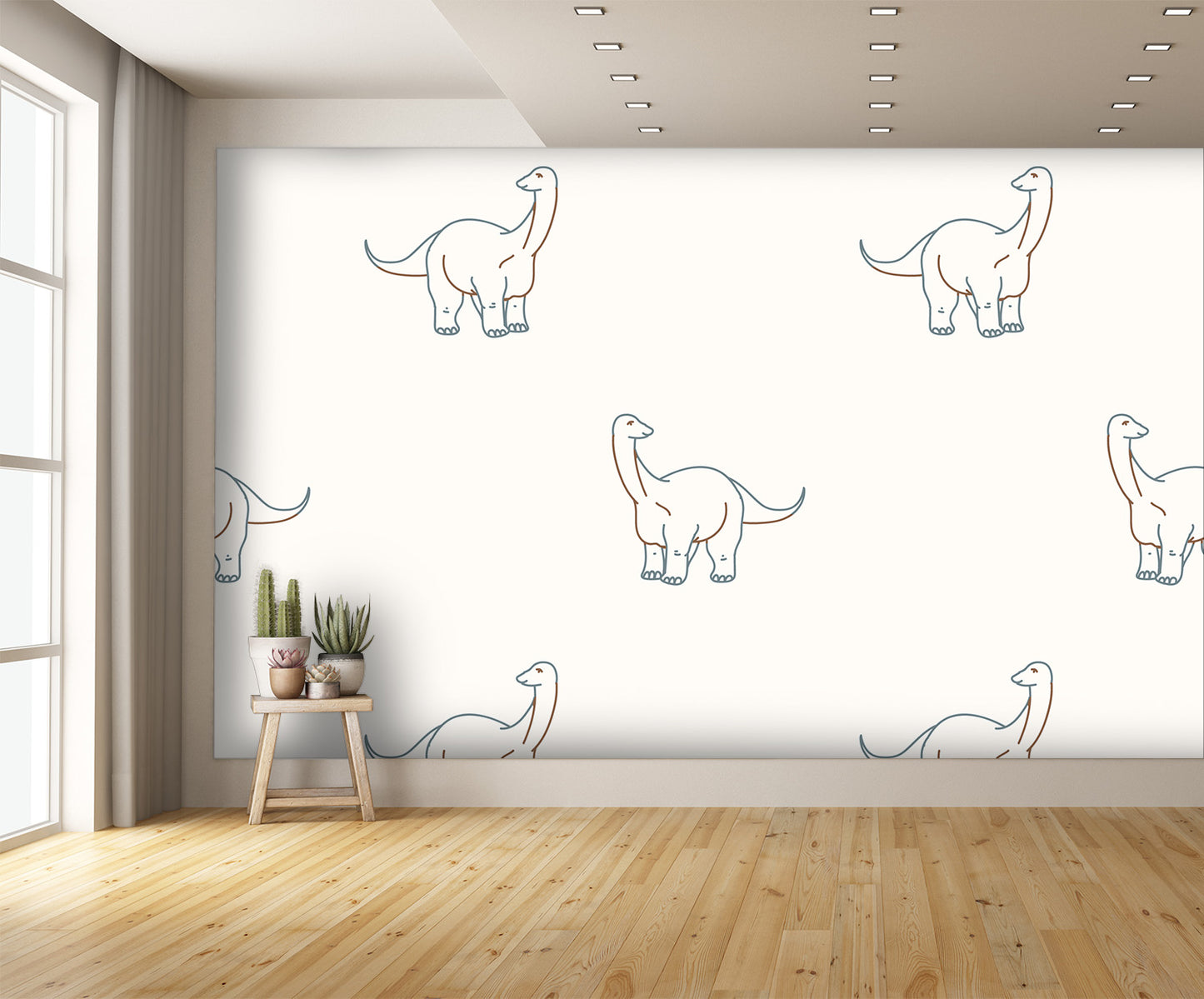 Apatosaurus Dinosaur Wall Mural