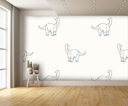 Apatosaurus Dinosaur Wall Mural