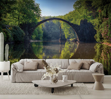 Arch Bridge Reflection Wall Mural
