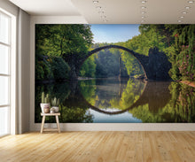 Arch Bridge Reflection Wall Mural