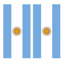 Flag of Argentina Cornhole Decal Wrap