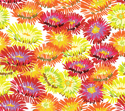 Aster Flowers Wall Mural