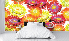 Aster Flowers Wall Mural