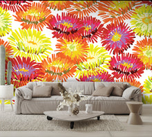 Aster Flowers Wall Mural