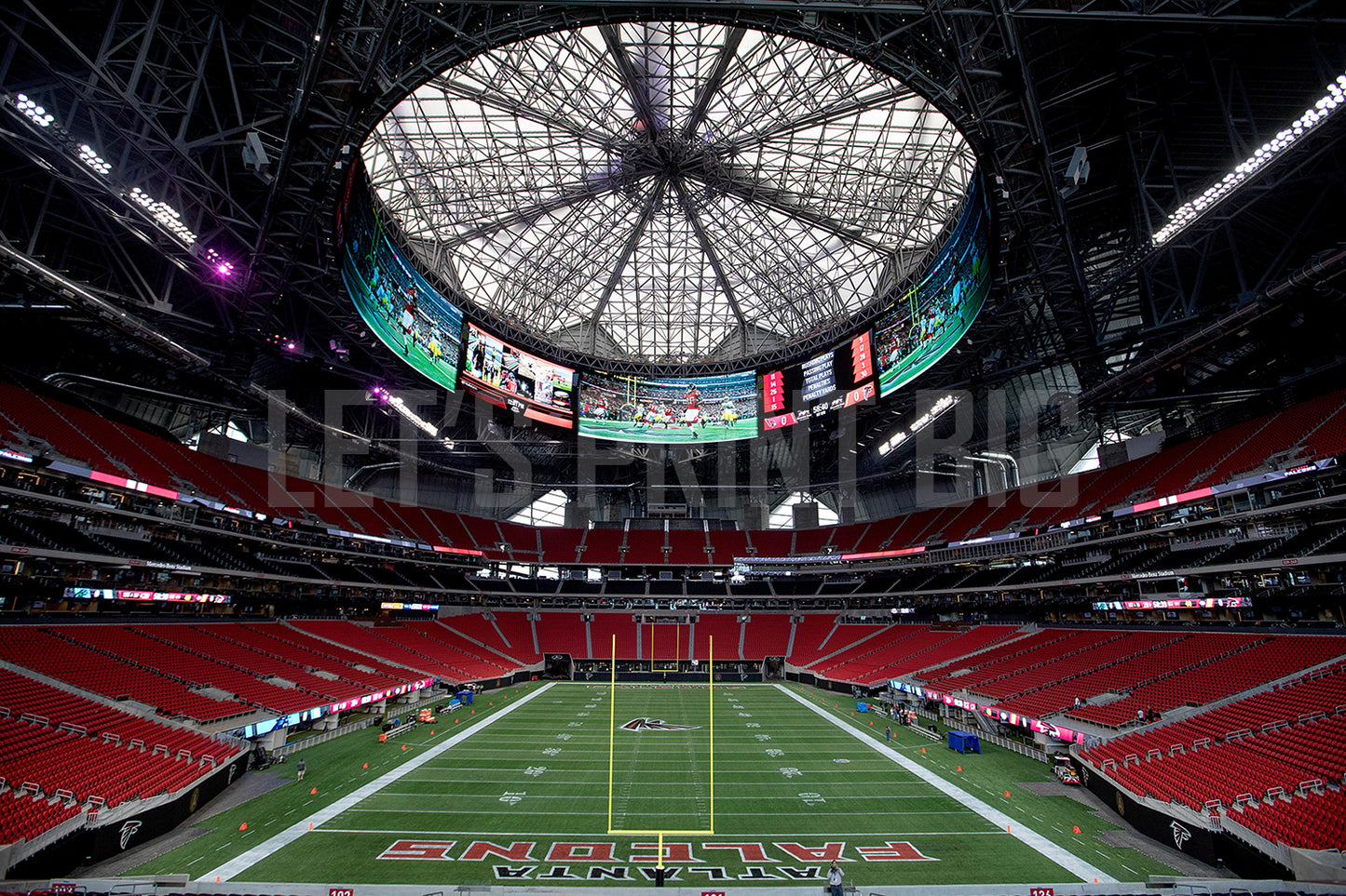 Mercedes-Benz Football Stadium B Wall Mural