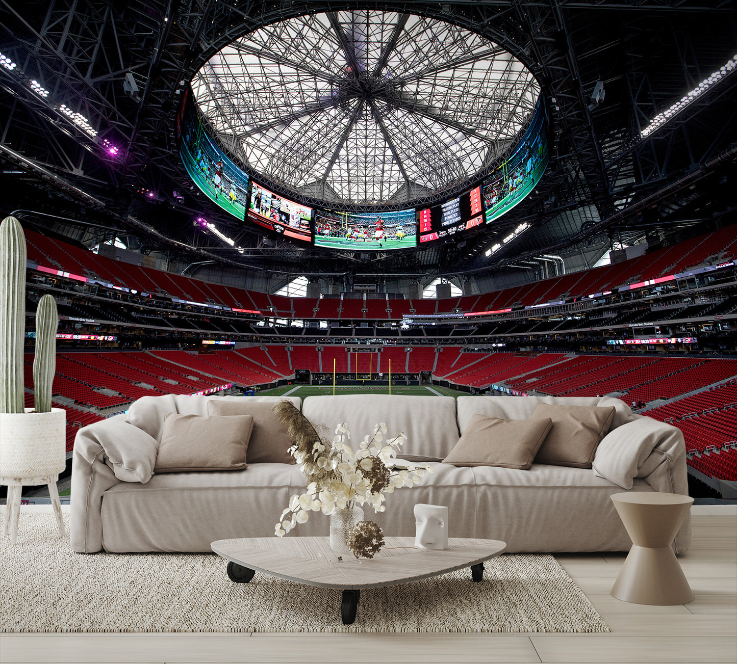 Mercedes-Benz Football Stadium B Wall Mural