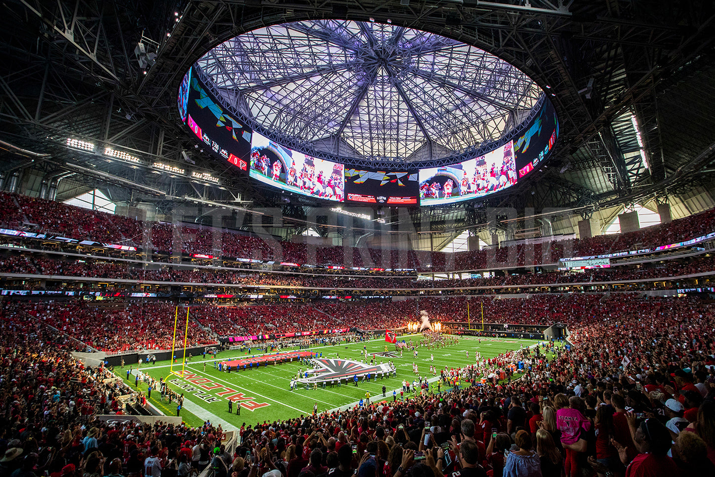 Mercedes-Benz Football Stadium Wall Mural