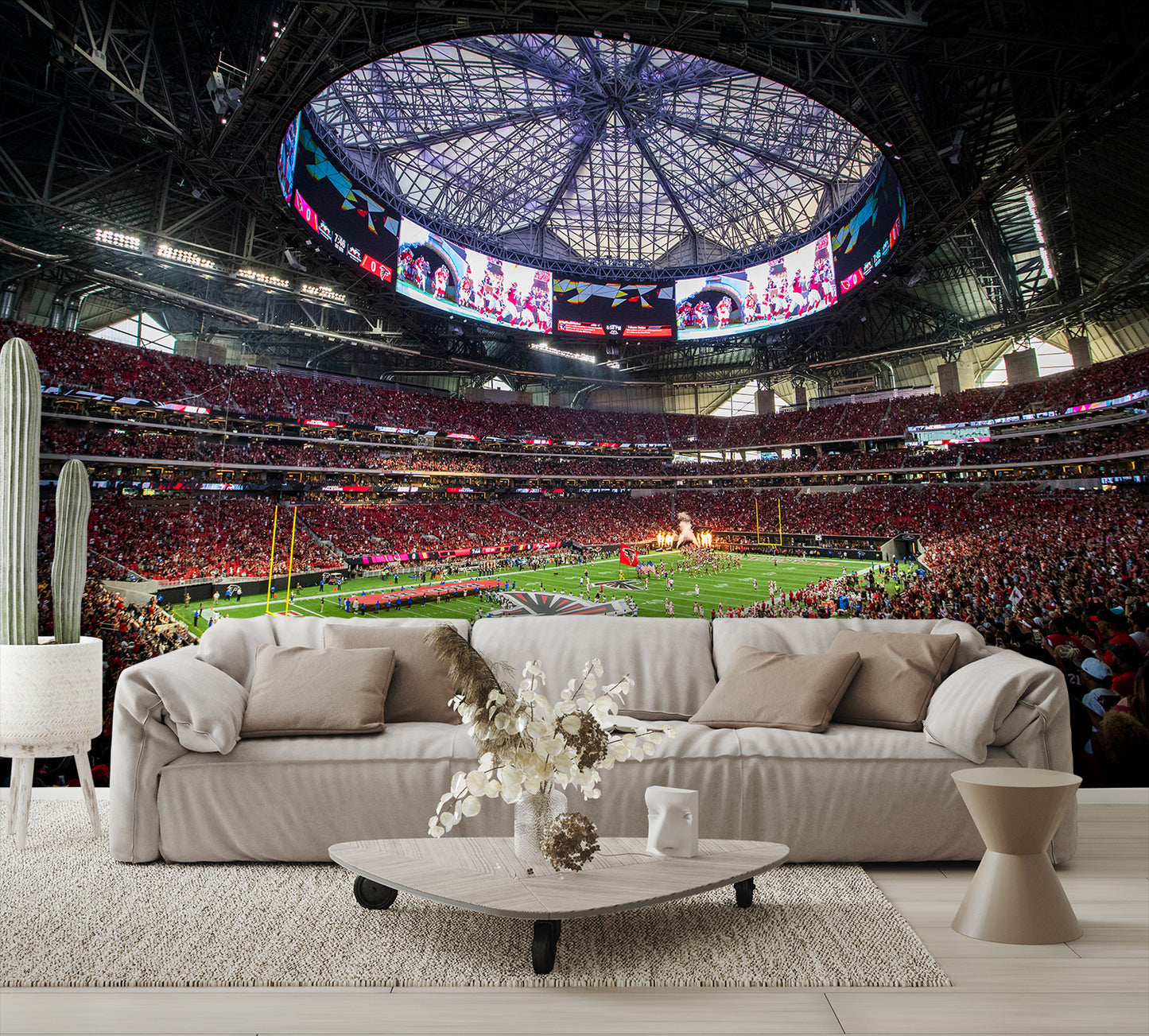 Mercedes-Benz Football Stadium Wall Mural