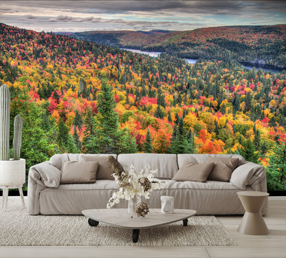 Beautiful Autumn Mountains Wall Mural
