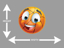 Basketball Emotion Cartoon Wall Art Decal