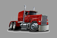 Car Art Big Rig Cartoon Wall Decal