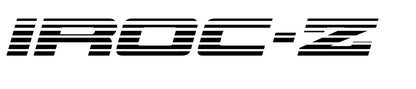 IROC-Z Gradient and Solid Colors Contour Cut Decals Auto Graphics Camaro - Let's Print Big