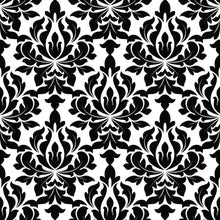 Wallpaper by the square foot Black and White Design Pattern - Let's Print Big