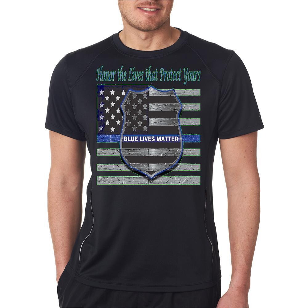 Thin Blue Line Honor the Ones that Protect You Police - Let's Print Big