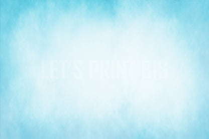 Blue and White Textured Art Mural Wallpaper