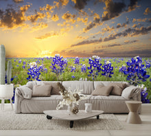 Bluebonnets in the Texas Hill Country Wall Mural
