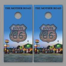 Route 66 Bob's Gasoline Alley Cornhole Board Decal Wraps