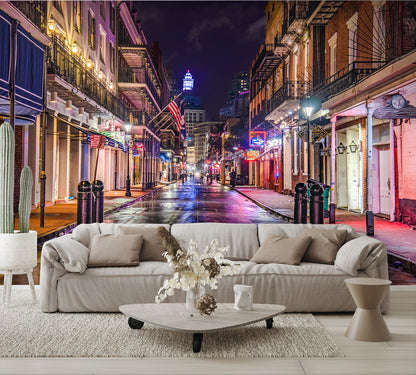 Bourbon Street New Orleans Wall Mural