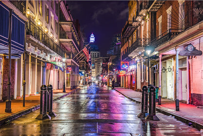 Bourbon Street New Orleans Wall Mural