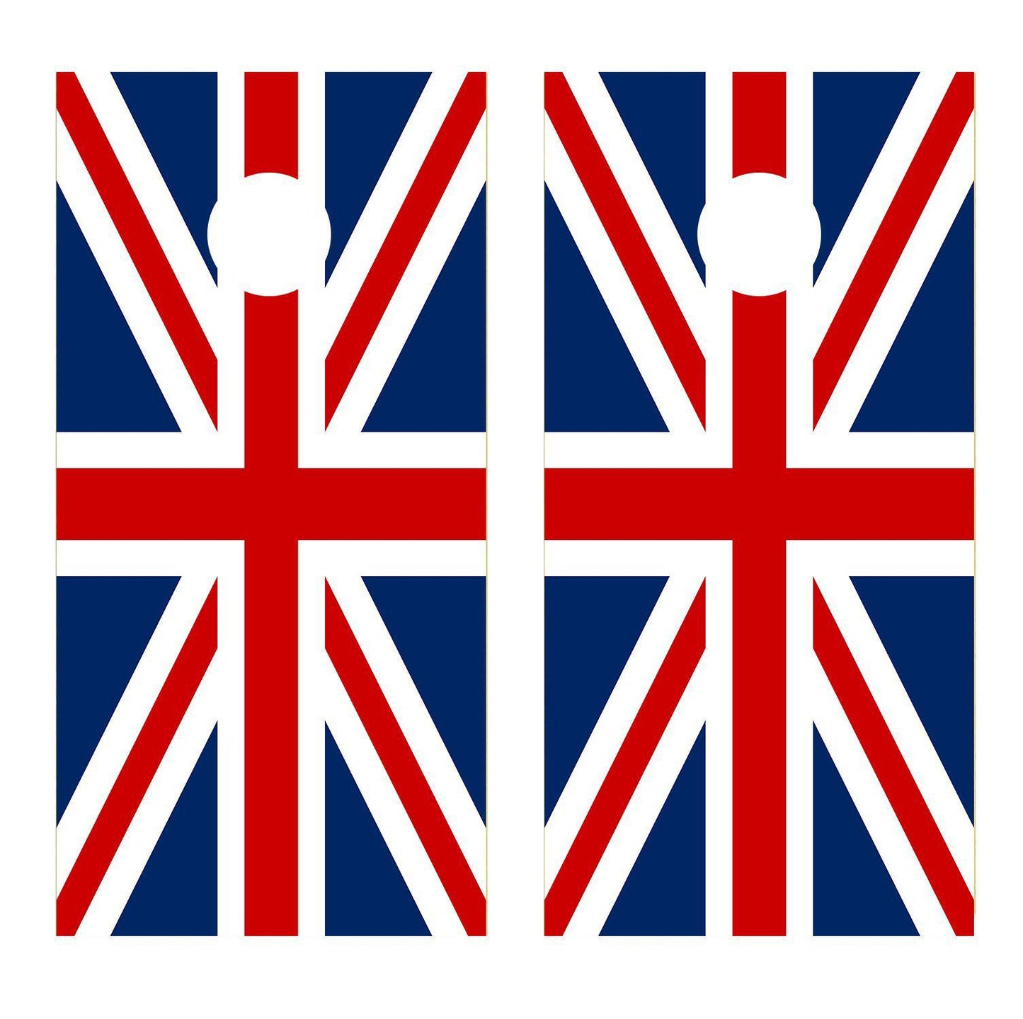 British Flag Cornhole Decal Wrap
