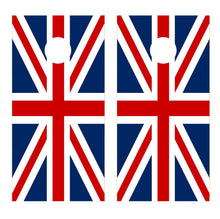 British Flag Cornhole Decal Wrap