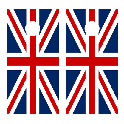 British Flag Cornhole Decal Wrap