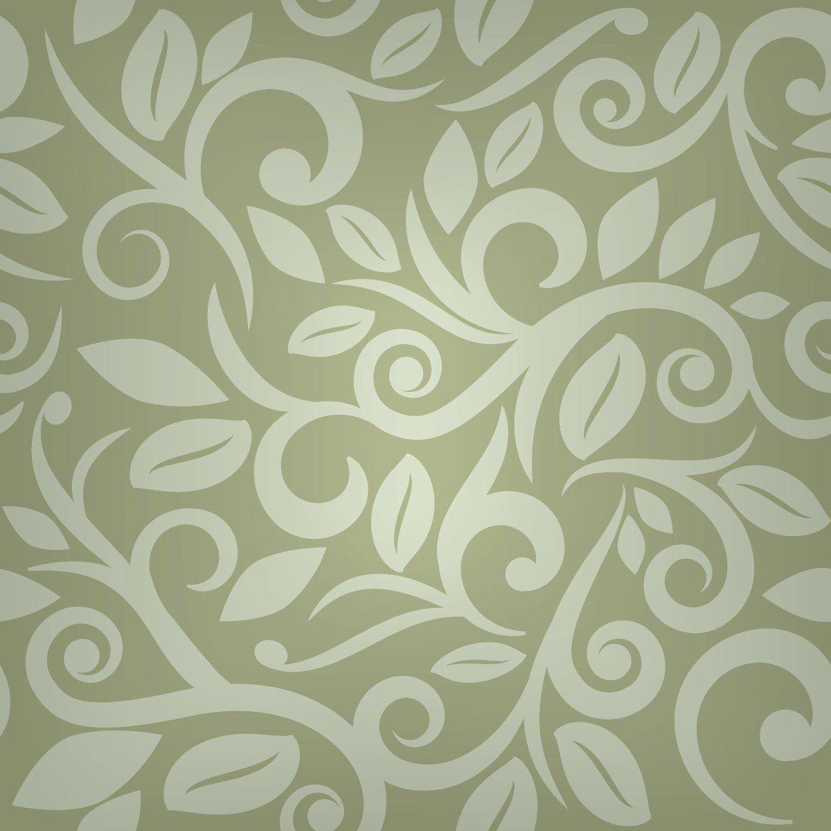 Wallpaper by the square foot Brown Flower Design Pattern - Let's Print Big