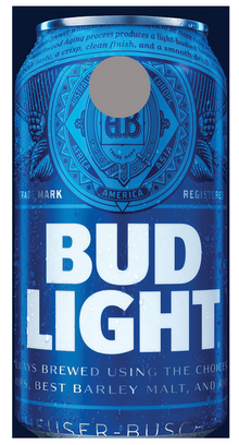 Bud Light Cans corn hole board decal wraps