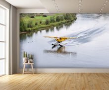 Bush Float Plane Landing Wall Mural