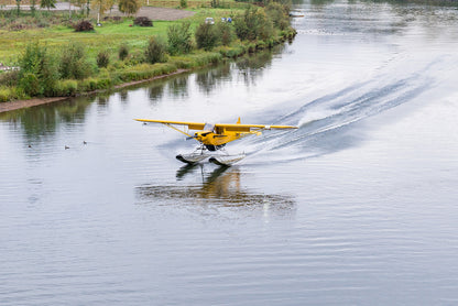 Bush Float Plane Landing Wall Mural