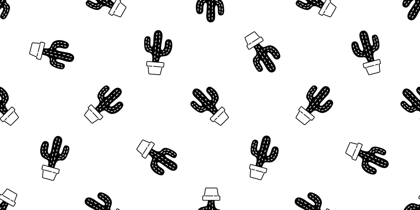 Cactus Plant Wall Mural