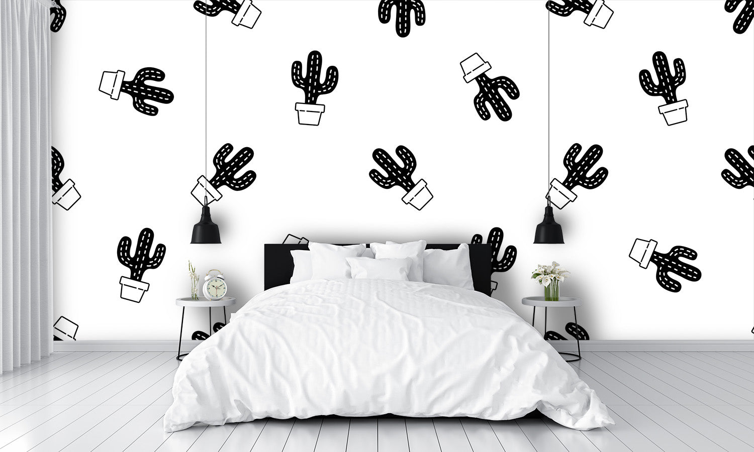 Cactus Plant Wall Mural