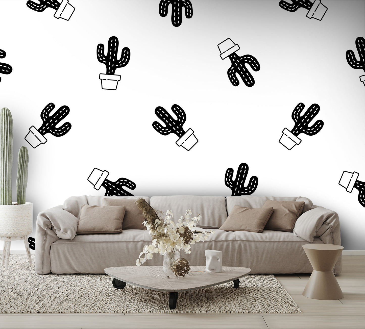 Cactus Plant Wall Mural