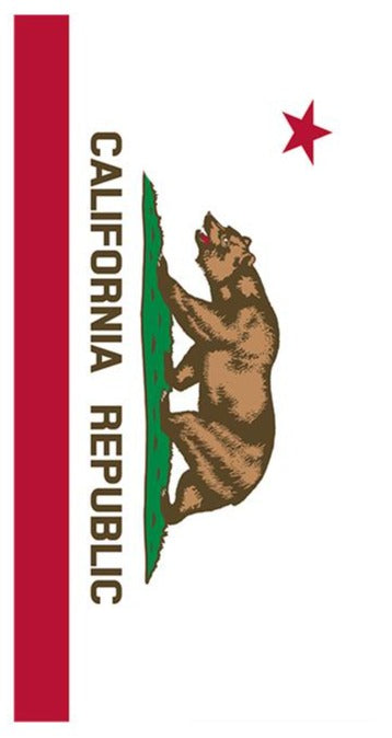 Flag of California Cornhole Decal Wrap