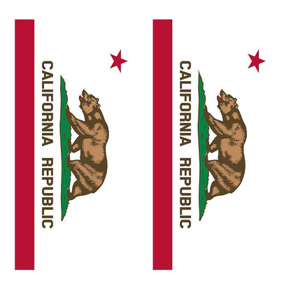 Flag of California Cornhole Decal Wrap