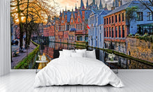 Canals of Bruges Belgium Wall Mural