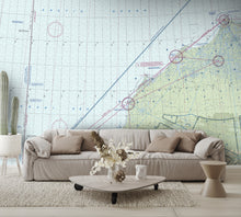 Aeronautical Chart Cape Lisburne Wall Mural